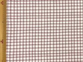 ラテカラー ギンガムチェックのオックスプリントパープル