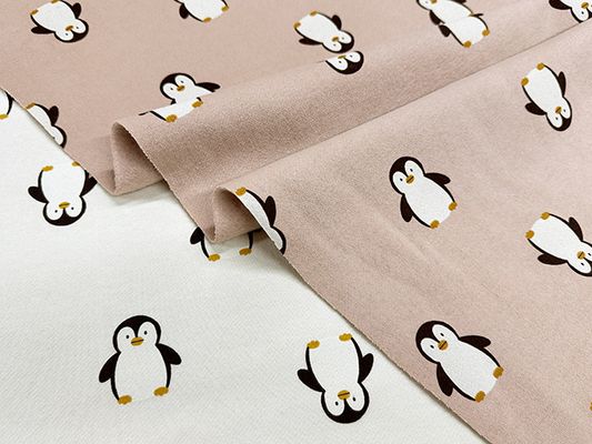 【現品限り特価】韓国fabric かわいい裏起毛ニットプリント