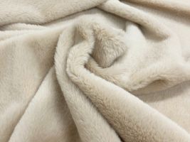 とろけるプレミアムラビットファーくすみグレージュ