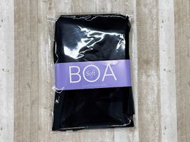 75cm巾×30cmパック「なめらかぬいぐるみソフトボア」ブラック