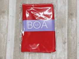 75cm巾×30cmパック「なめらかぬいぐるみソフトボア」レッド