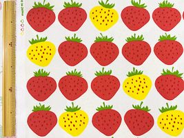 北欧調オックスプリント「Mansikat rivissä」_拡大イメージ