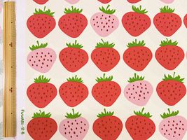 北欧調オックスプリント「Mansikat rivissä」_拡大イメージ