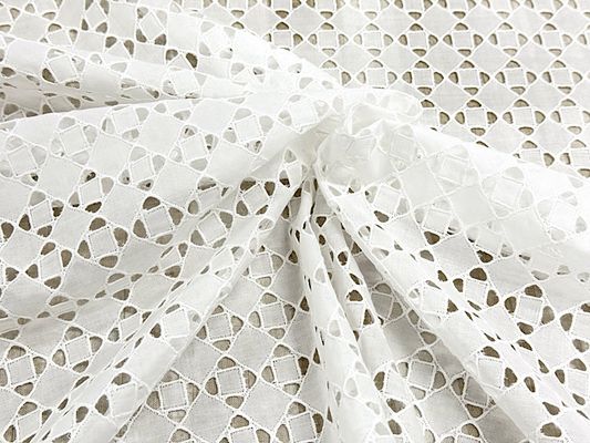 【現品限り特価】Exclusive Collection スクエアカットのコットンレース