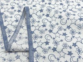 【現品限り特価】Exclusive Collection コットンローンレース「ムーンスター」ブルー系