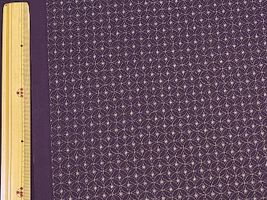 【現品限り特価】印伝調和柄シーチングプリント「七宝」紫