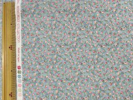 【現品限り特価】スケアープリント「ミニミニローズ」ブルー