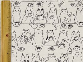 Snack time!オックスプリント「Cat&Tea」生成(綿かす残し)
