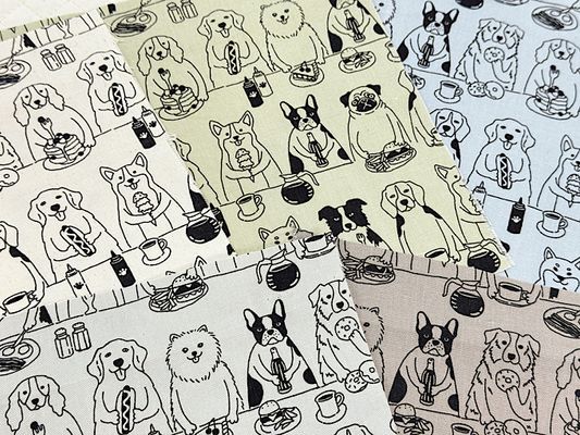 Snack time!オックスプリント「DOG&JUNK」