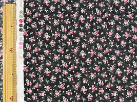 【現品限り特価】スケアープリント「ローズブーケ」ブラック