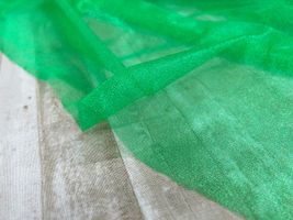 約188cm幅のシャイニートリコットハーフ無地グリーン