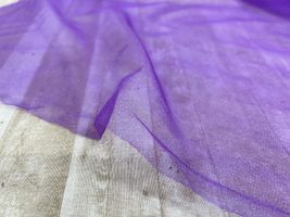 約188cm幅のシャイニートリコットハーフ無地パープル