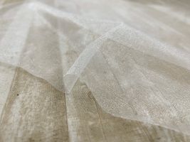 約188cm幅のシャイニートリコットハーフ無地オフホワイト