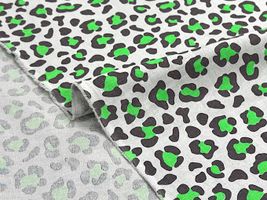 綿麻キャンバスプリント「BIG NEON LEOPARD」_拡大イメージ