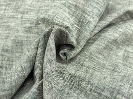 お買い得価格の広幅リネンダンガリー無地ミッドグリーン