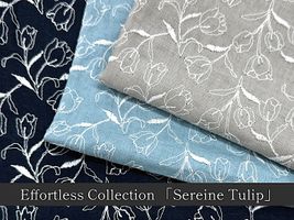 Effortless Collection チューリップ刺しゅう「Sereine」_拡大イメージ