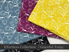 Effortless Collection チューリップ刺しゅう「Graceful」_拡大イメージ