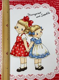 QUILT GATE「パネルプリント マーガレット＆ソフィー9」_拡大イメージ
