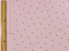 上品な60ローン水玉ドットプリントピンク地