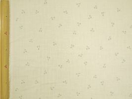 コットンこばやし チェリーのダブルガーゼホワイト・シルバー