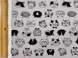 にゃーフェイスのオックスプリントグレー