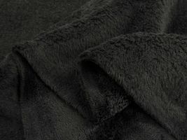 越後うまれのマイクロヤーン両面ファーブラック