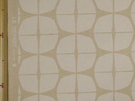 北欧調 幾何学綿麻キャンバスプリント「チーズ」チーズ白