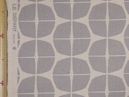 北欧調 幾何学綿麻キャンバスプリント「チーズ」チーズグレー