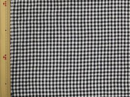 Exclusive Collection 白と黒の綿麻チェック白黒ギンガム/小約0.4センチ