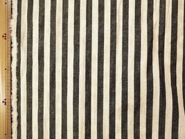 Exclusive Collection 西脇産綿麻ウェザーストライプ黒×白/細約0.9cm