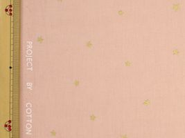 コットンこばやし 星降るブロードプリントスモークピンク