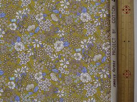 コットンこばやし 花柄 ブロードプリントカラシ地