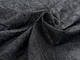 【現品限り特価】Exclusive Collection デニム調シャイニーコットンワッシャーネイビーブラック