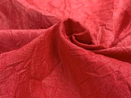 【現品限り特価】Exclusive Collection デニム調シャイニーコットンワッシャーレッド