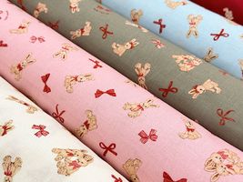 青木美沙子×クラシカルモダン シーチングプリント「ラビット」_拡大イメージ