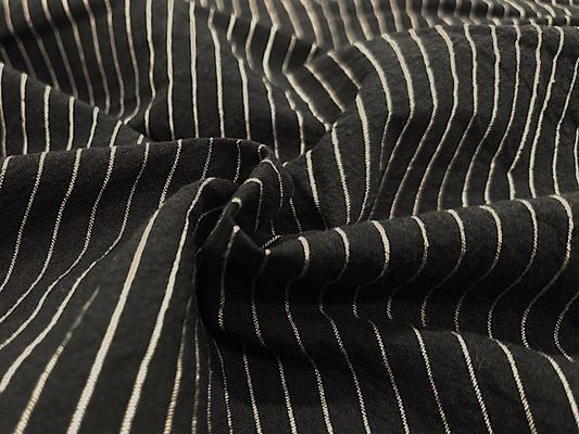 Exclusive Collection 古橋織布の綿麻先染ストライプ