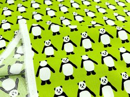my piece of fabric ブロードプリント「こっちむいてPANDA」_拡大イメージ