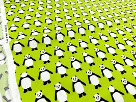 my piece of fabric ブロードプリント「こっちむいてPANDA」_拡大イメージ