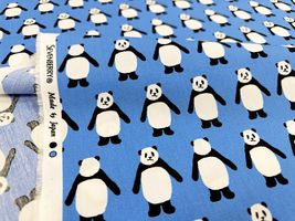 my piece of fabric ブロードプリント「こっちむいてPANDA」_拡大イメージ