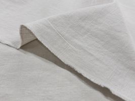 リネン混タイプライター無地クレイベージュ