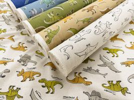 LEGIT DINOSAUR 恐竜好きのための綿麻キャンバスプリント_拡大イメージ