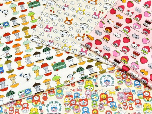 コットンこばやし エステルスムースニット「猫」