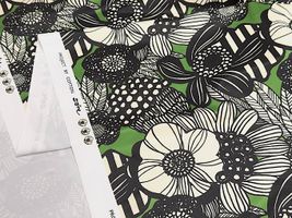 コットンこばやし エステルスムースニット「アートフラワー」グリーン