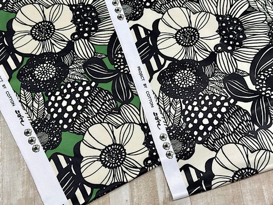 コットンこばやし エステルスムースニット「アートフラワー」