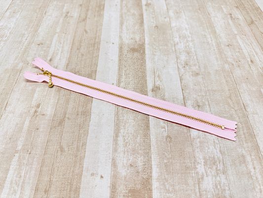 ■お取り寄せ商品■25cm玉付きゴールドファスナー