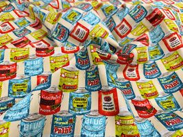 my piece of fabric ペンキ缶のブロードプリント_拡大イメージ