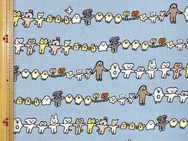 オックスプリント「くしゃかわマーチ」あおぞら
