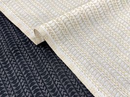 【現品限り特価】Exclusive Collection コットンローンレース「幾何学ストライプ」_拡大イメージ