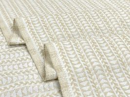 【現品限り特価】Exclusive Collection コットンローンレース「幾何学ストライプ」_拡大イメージ