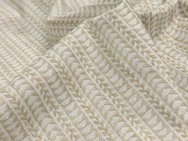 【現品限り特価】Exclusive Collection コットンローンレース「幾何学ストライプ」_拡大イメージ